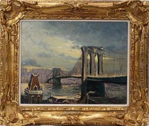 Brooklyn Bridge by George Luks
