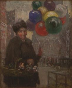 The Balloon Seller New York by George Luks
