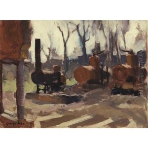 Industrial Landscape by George Luks