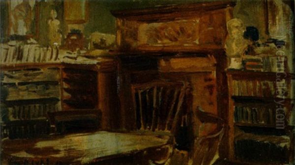 Study Of Editor Drake's Office, The Century Magazine - view 1