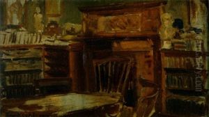 Study Of Editor Drake's Office, The Century Magazine Study Of Editor Drake's Office, The Century Magazine