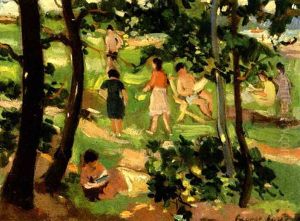 Central Park by George Luks