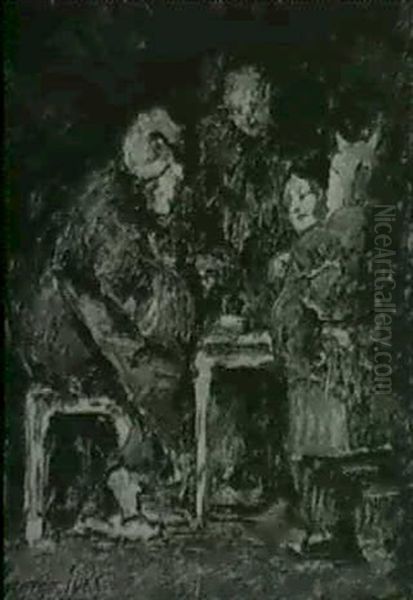 Family Around A Table - view 1