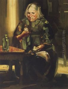 The Hole In The Wall by George Luks
