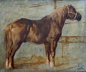 Le Cheval by Evariste Vital Luminais