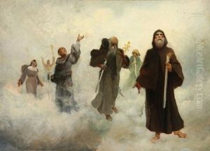 Communion Of Saints by Evariste Vital Luminais