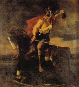 Chef Gaulois by Evariste Vital Luminais