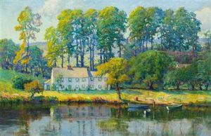 House On A Lake by Harriet Randall Lumis
