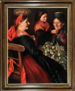 Drei Frauen In Festtagstracht