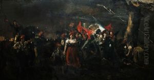Le Patria En Piligro by Juan (Count) Luna y Novicio