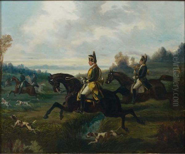 Scene De Chasse A Courre - view 1