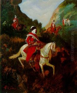 Cavaliers Algeriens by Charles De Luna