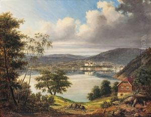 Utsyn Mot Akershus Festning Og Slottet by Bernt Lund