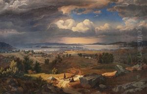 View Of Christiania From Sinsenbakken by Bernt Lund