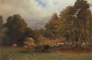 Vindfaelde Ved Ulvedalen, October by Carl Ove Julian Lund