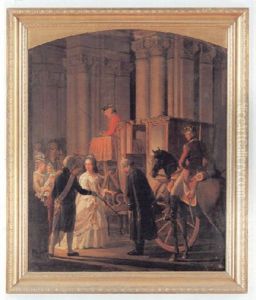 Dronning Caroline Mathildes Arrestation Natten Imellem Den 16de Og 17de Januar 1772 by Frederik Christian Lund