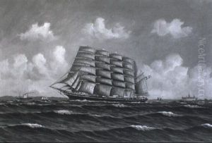 Marinm+lning by Frederik Christian Lund