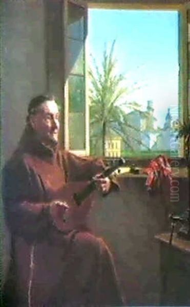 Musizierender Monch - view 1