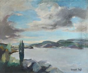 Fjordlandskap by Henrik Lund