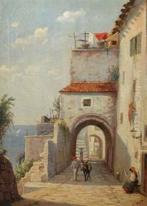 View In San Remo, Italy by Henrik Lund