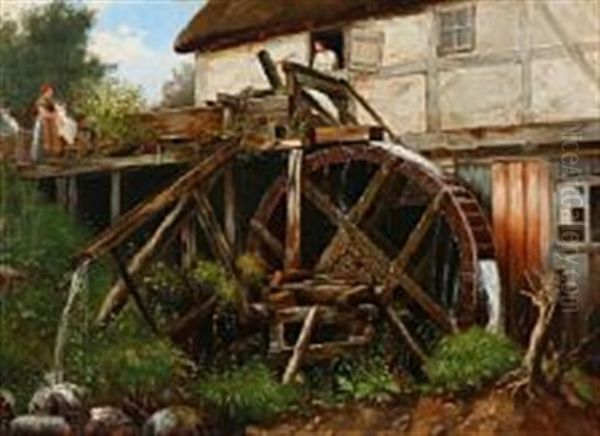 A Watermill On A Summer Day - view 1