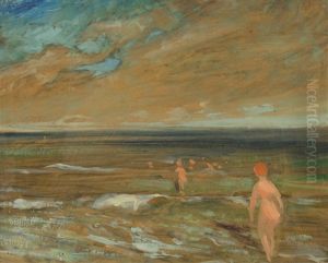 Nude Bathers by August Frederick Lundberg