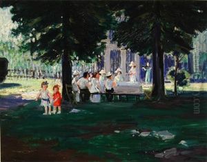 The Picnic Party by August Frederick Lundberg