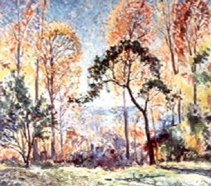 Fall Landscape by August Frederick Lundberg