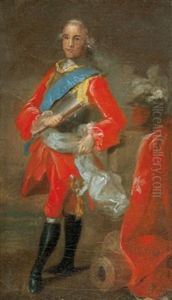 Bildnis Eines Schwedischen Feldmarschalls (preliminary Sketch For Portrait) by Gustaf Lundberg