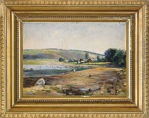 Insjolandskap by Robert Karl Lundberg