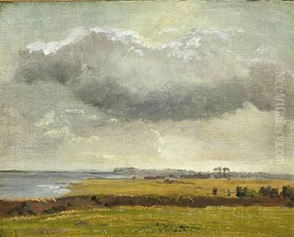 Engene Ved Arresoen. Landskabsstudie - view 1