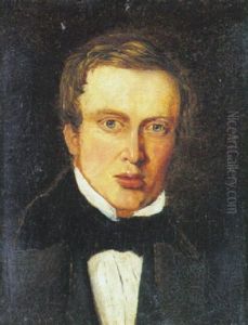 Portraet Antagelig Forestillende Teologen Jul. Th. Hedermann