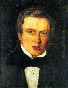 Portraet. Antagelig Forestillende Teologen Jul. Th. Hedemann