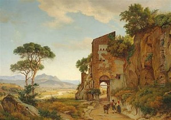 View From The Roman Campagna by Anders Christian Lunde