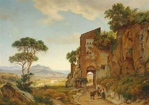 View From The Roman Campagna by Anders Christian Lunde