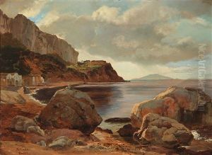 Coastal Scape From Capri by Anders Christian Lunde