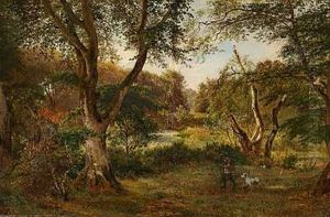 En Jaeger I Skoven by Anders Christian Lunde