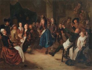Bauernfest Im Wirtshaus by Gerrit Lundens