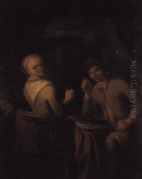 Peasants Merrymaking In A Tavern - view 1