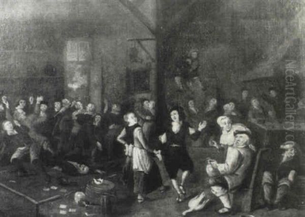 Peasants Dancing In A Tavern - view 1
