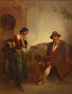 Vid Brunnen, Sevilla by Egron Sellif Lundgren