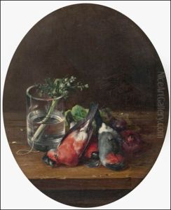 Punatulkku-asetelma (still Life With Bullfinches)