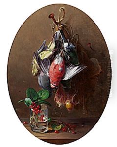 Stilleben Med Faglar by Theodor Lundh