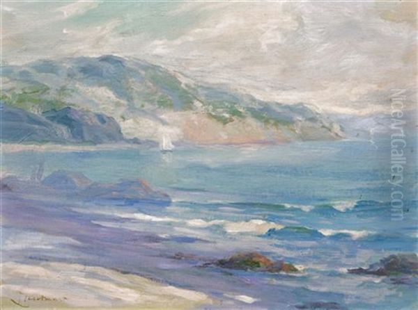 Light Blue Seascape - view 1