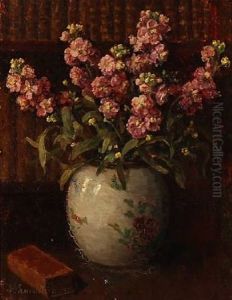 Flowers In A Vase by Lilli Lundsteen