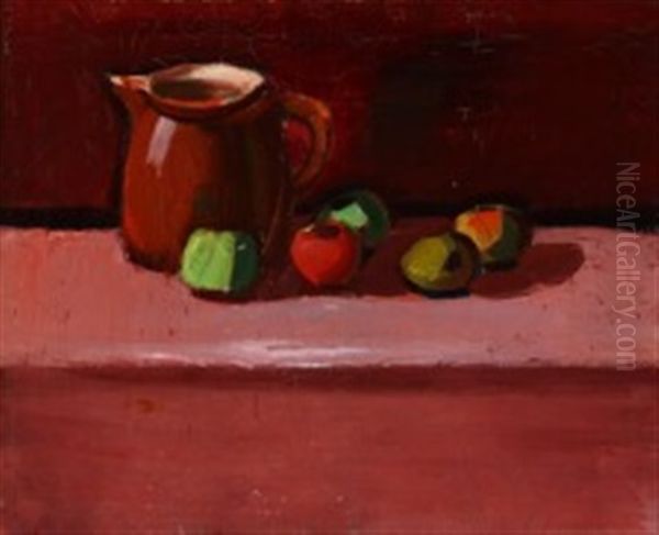 Still Life With Jug And Apples - view 1