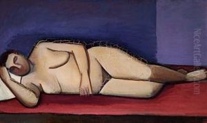 Reclining Female by Vilhelm Lundstrom