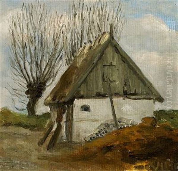 Little House With Hatched Roof - view 1