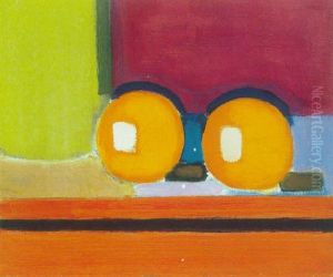 Opstilling Med To Appelsiner by Vilhelm Lundstrom
