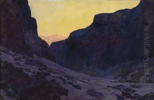 In The Mountains by Fernand Harvey Lungren